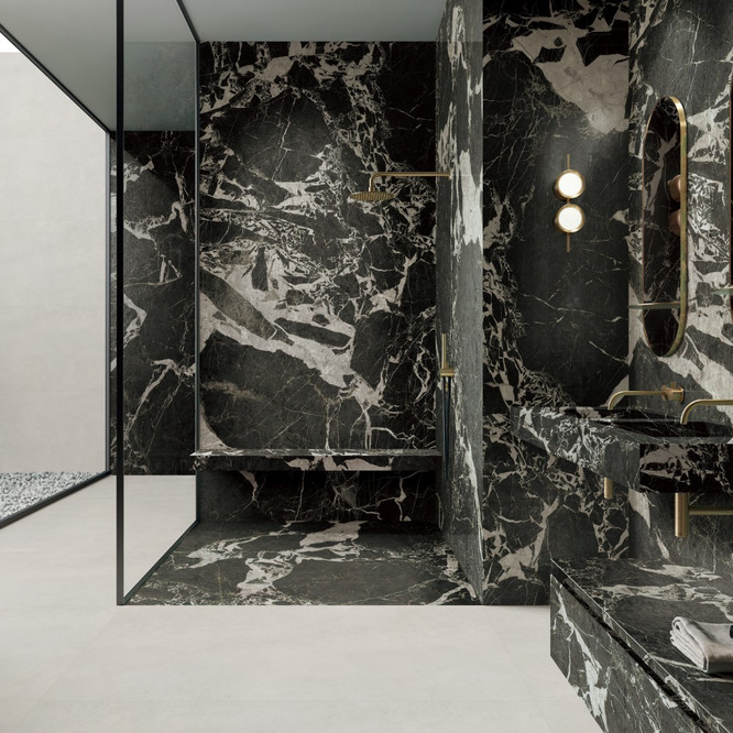 керамогранит нескользкий Black marble structure 600*1200