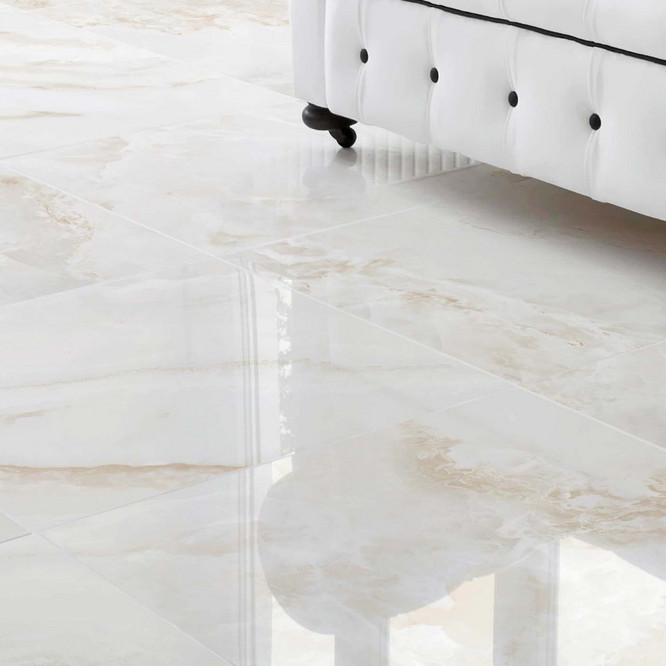кафель керамогранит Onyx white polish 600*1200